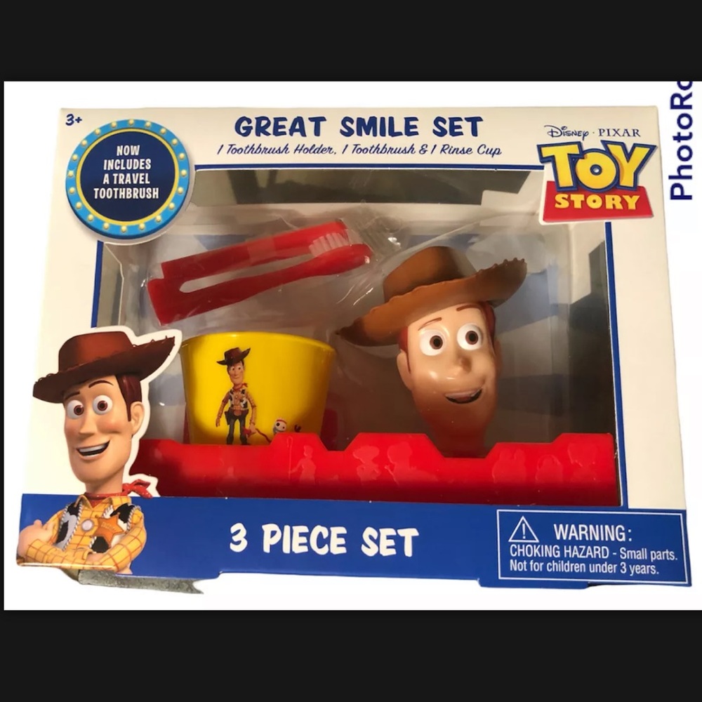 Disney Pixar Toy Story Great Smile Set 3-Piece Set Ages 3+ NIB